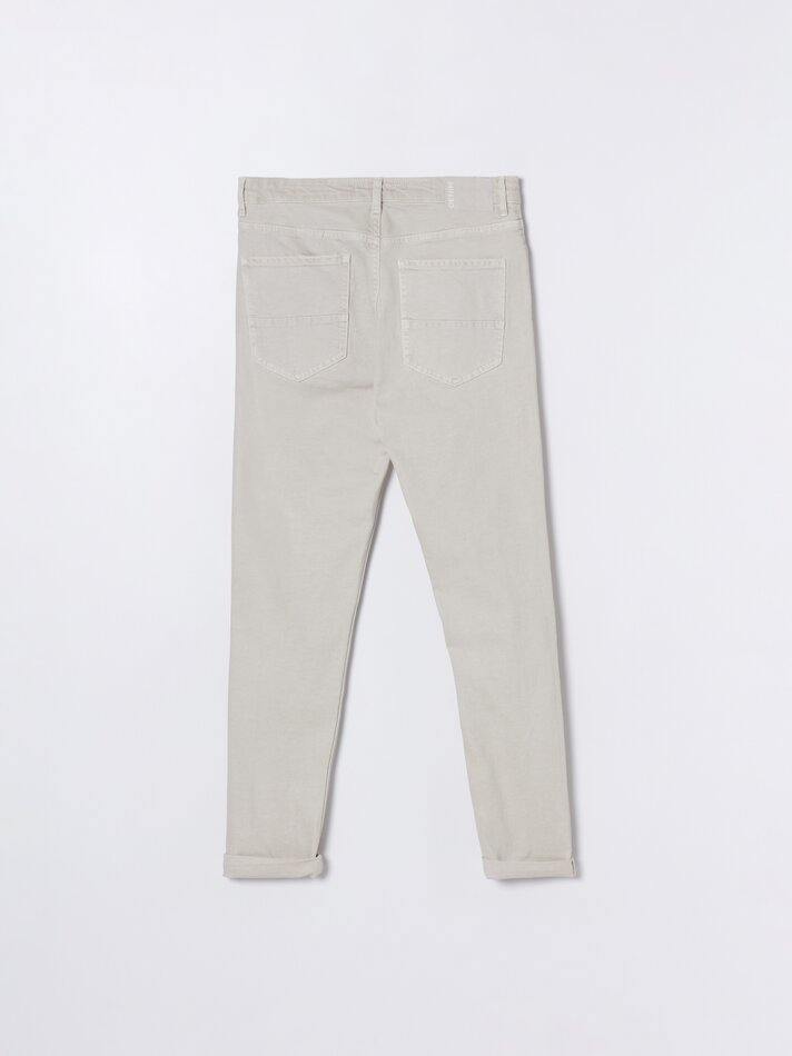 Calça jeans skinny - Cinza claro