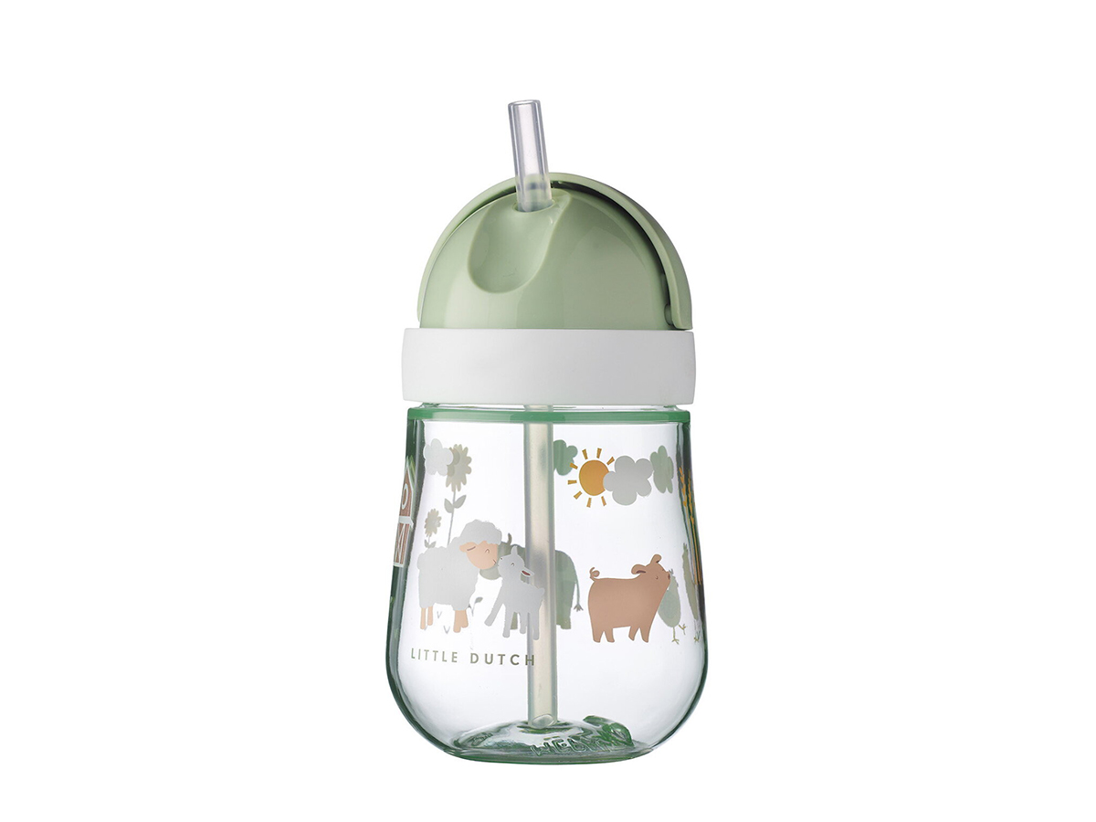 Mepal Mio 300 ml Little Dutch rietjesbeker - Light Green