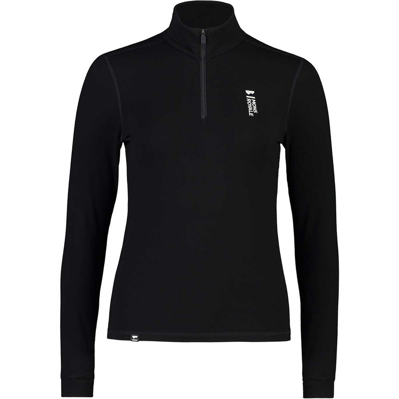 Mons Royale Damen Cascade Flex 200 1/4 Zip Longsleeve