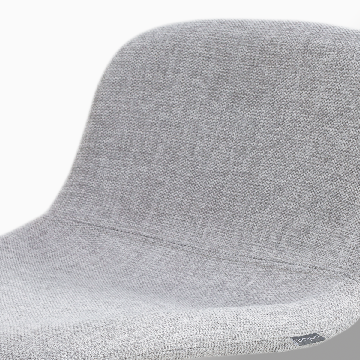 Barkruk Nino-Mats lichtgrijs - zwart - 75 cm - set van 2