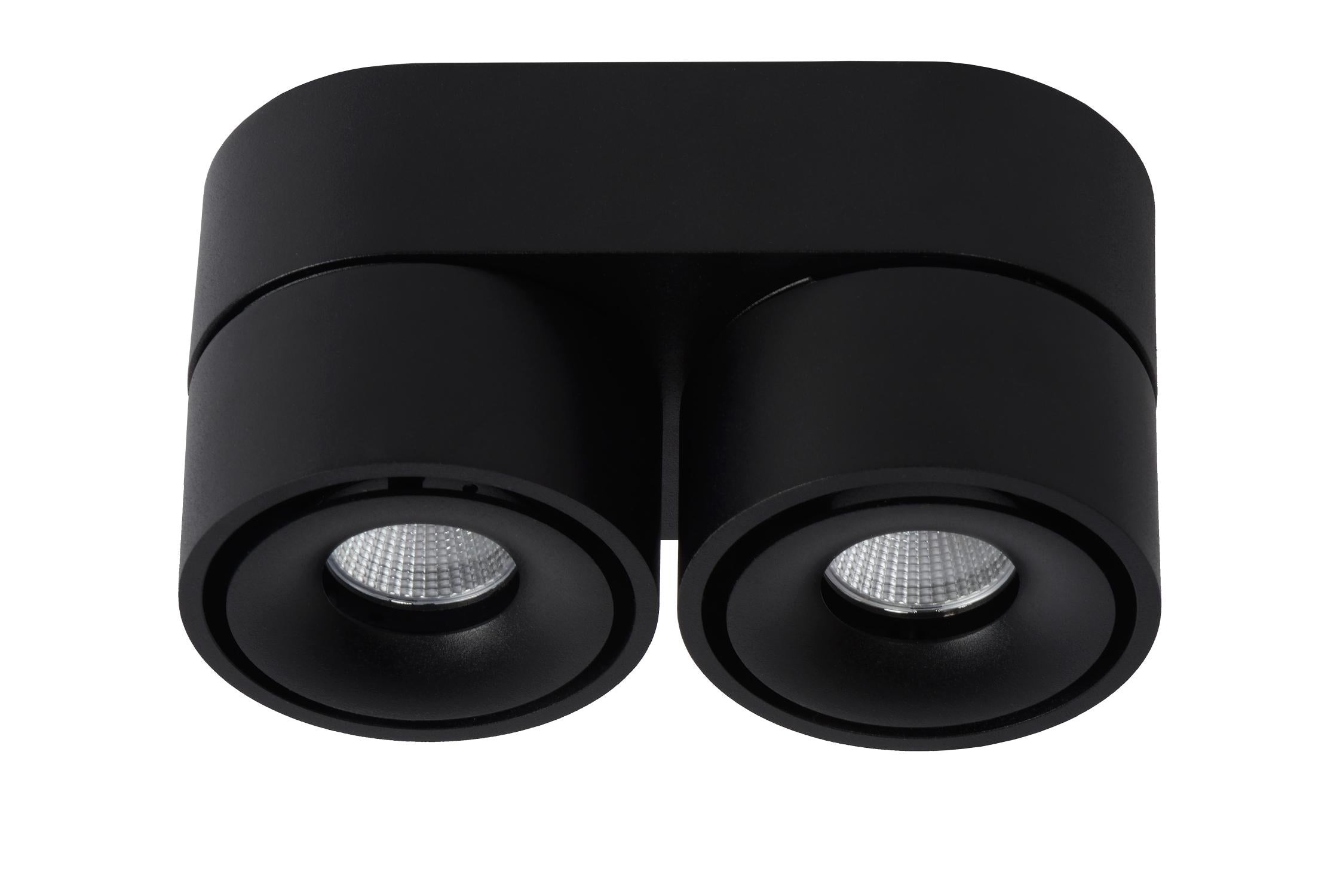 Yumiko 2 spot LED zwart