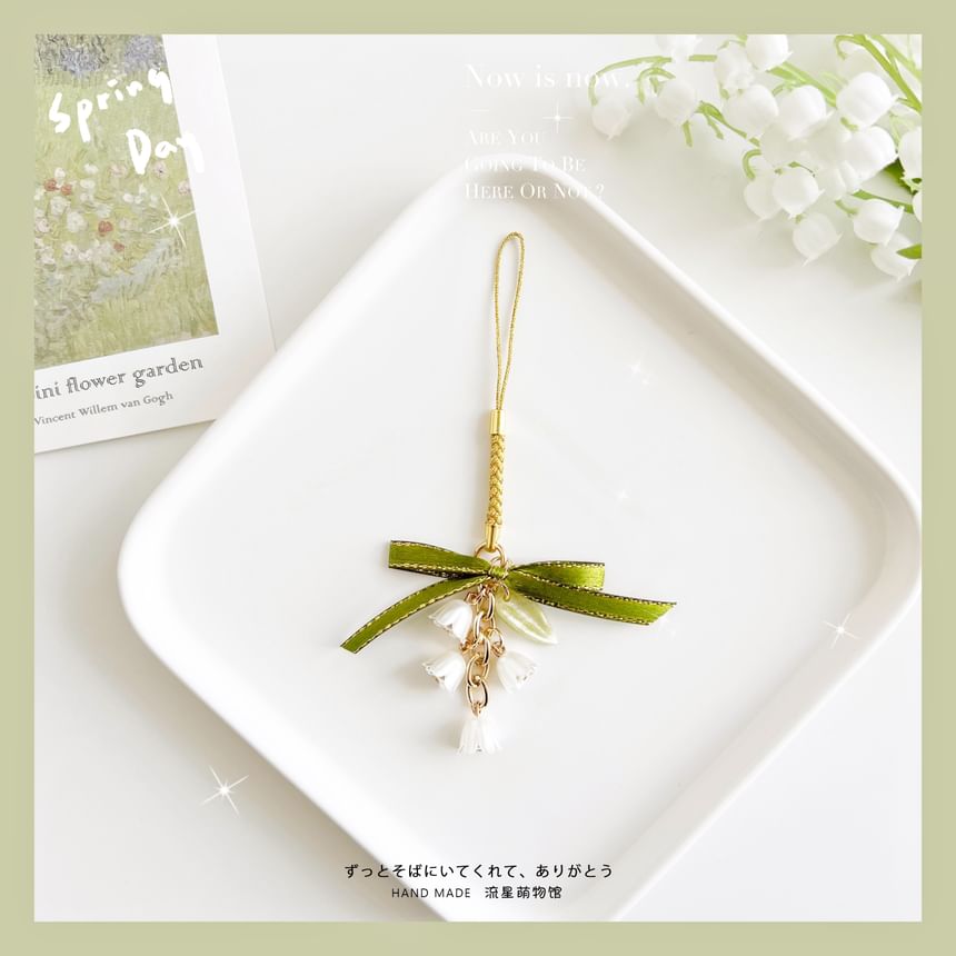 Worthbuy - Bloemen sleutelhanger / tashanger (verschillende ontwerpen)