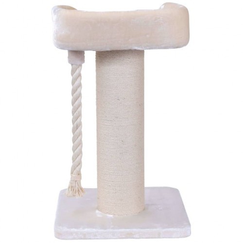 Arranhador para gatos casual na cor creme