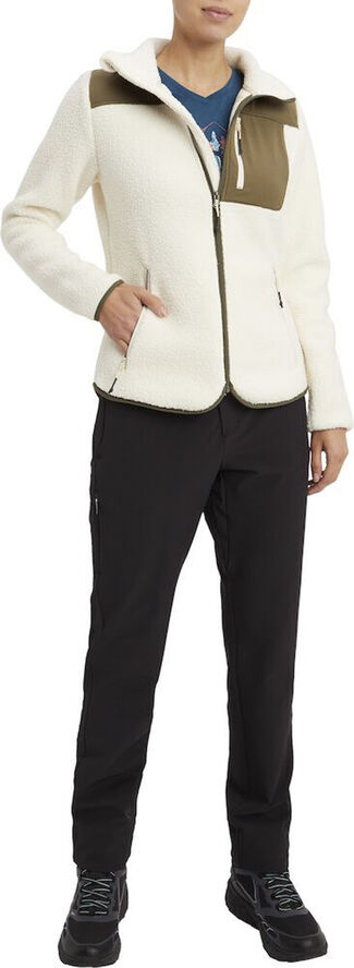 MCKINLEY Malla Knit fleecejakke Hvid