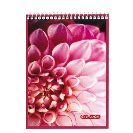 Herlitz Spiralnotizblock A7 kariert sortiert 40 Blatt
