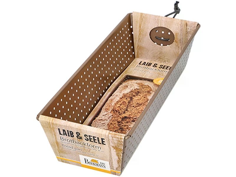 RBV Birkmann Brot-Backform Laib und Seele 11.5 cm x 30 cm Backform für knusprige Brote