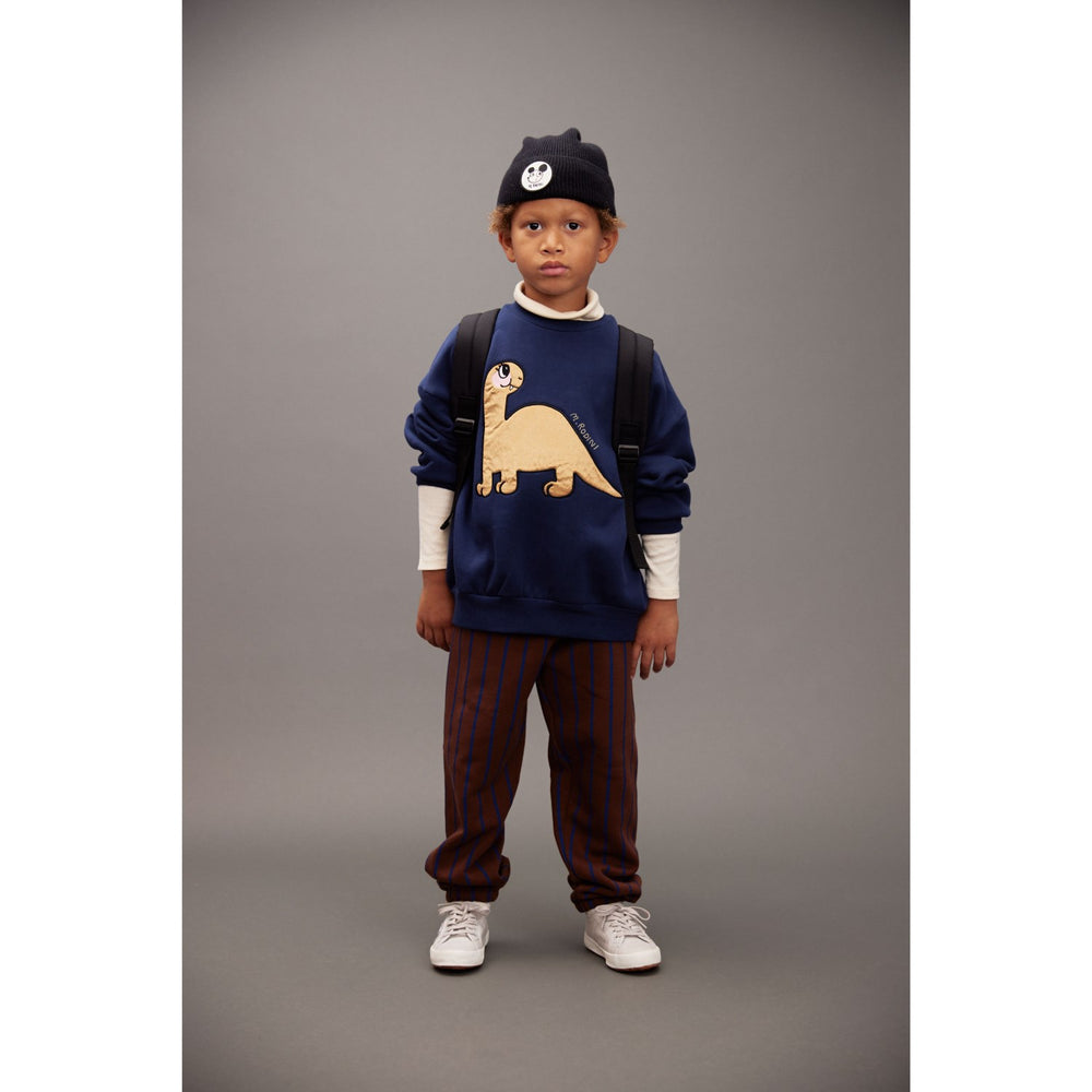 Køb Mini Rodini Blue Dino Application Sweatshirt