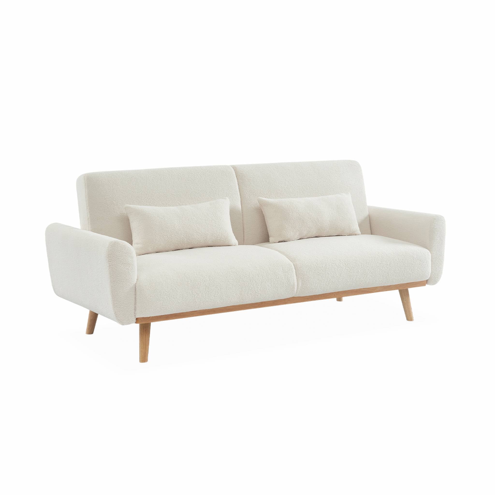 sweeek - Slaapbank, 2-persoons bouclé