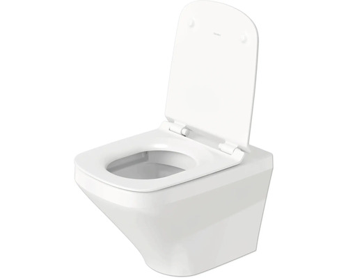 DURAVIT randloze wandclosetset Durastyle Randloos wit met soft-close toiletzitting en verborgen bevestiging 45510900A1