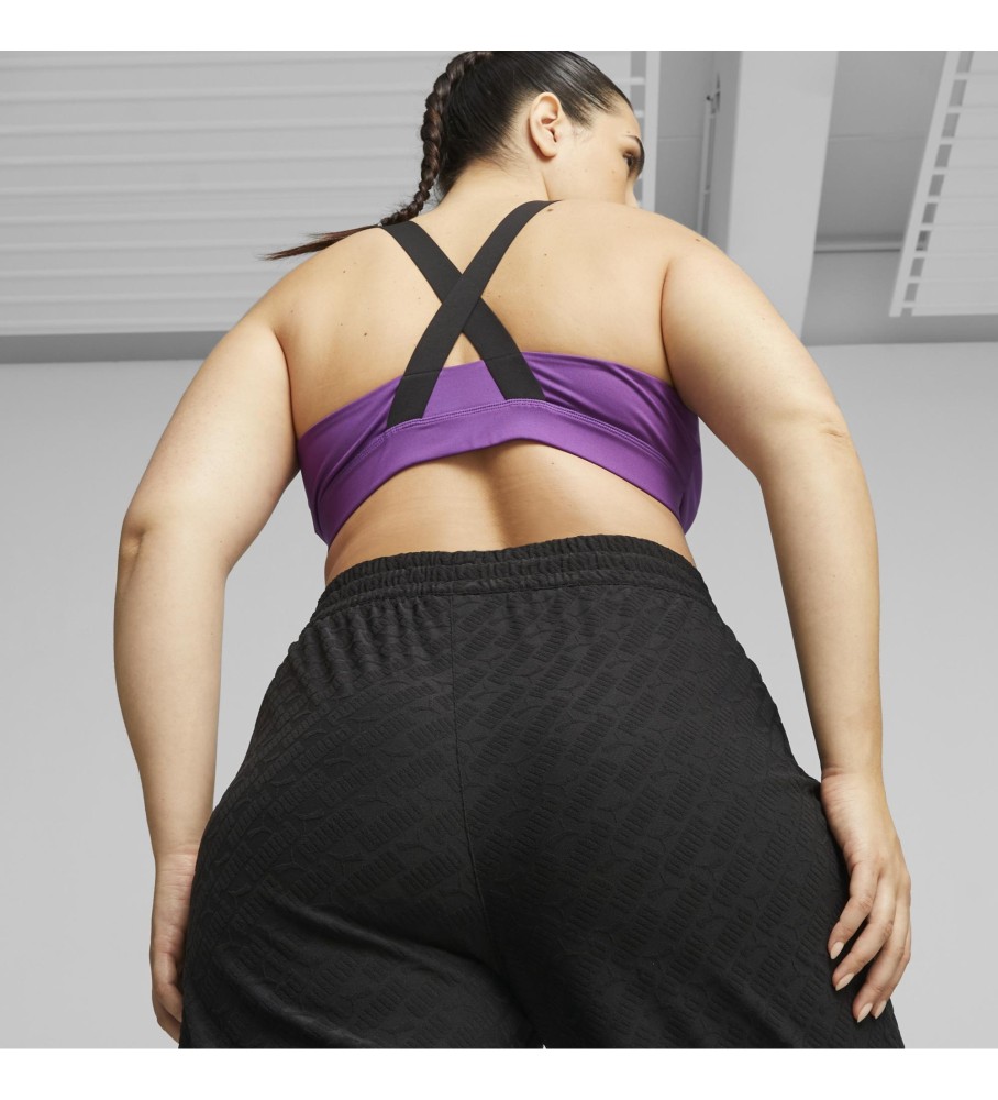 Top de treino Puma Fit Mid Impact, lilás