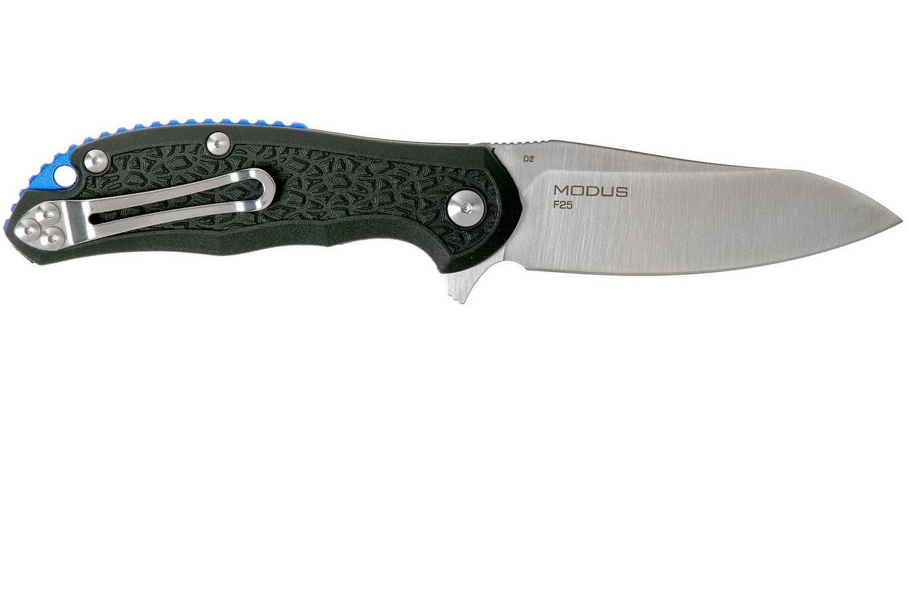Steel Will Modus F25-11 Black FRN, D2 blade, zakmes