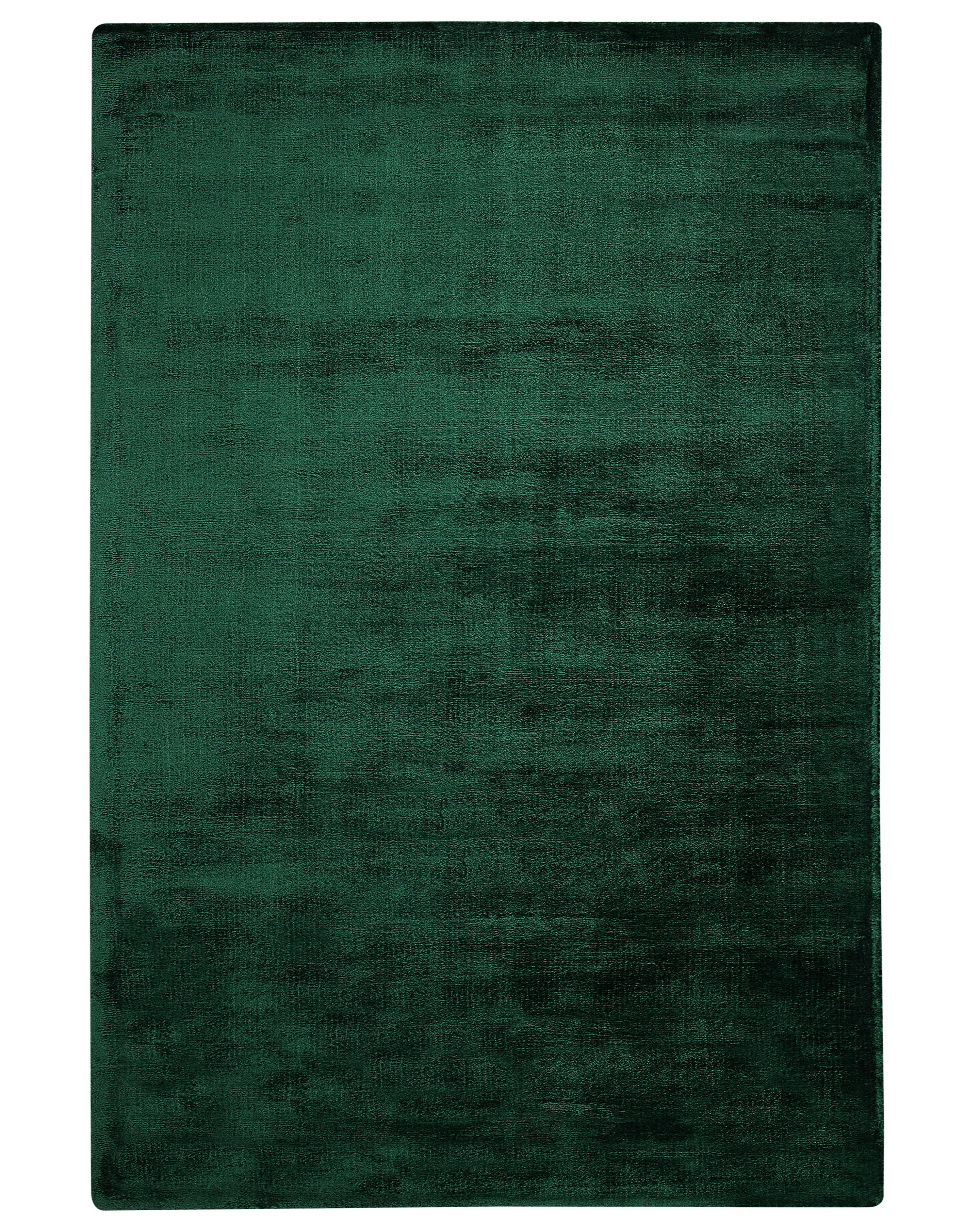 Vloerkleed GESI II Donkergroen 140 x 200 cm Viscose