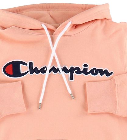 Champion Fashion Kapuzenpullover - Koralle m. Logo