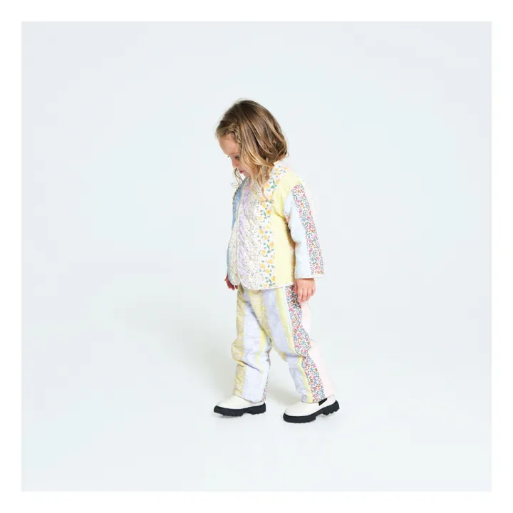 Esther Veste Matelassée Patchwork Bingley | Jaune