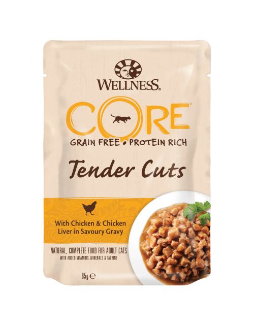 Wellness Core Tender Cuts 85 g - Kattenvoer