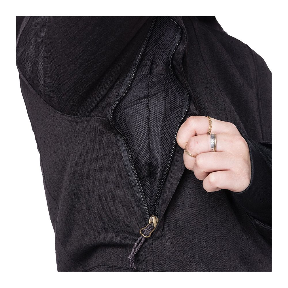 686 RUMOR - Veste ski Femme black slub