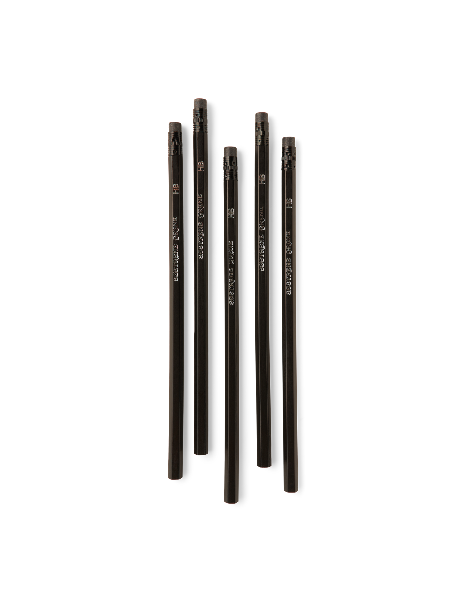 Blyanter | Træ. 5 stk. | Black