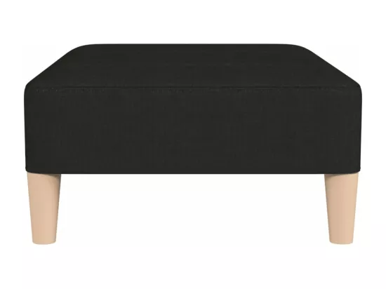 Repose-pied Noir 78x56x32 cm Tissu