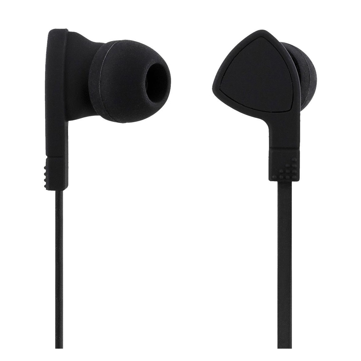 E110 In-ear headset, 1-button remote, 3.5mm, mic, black