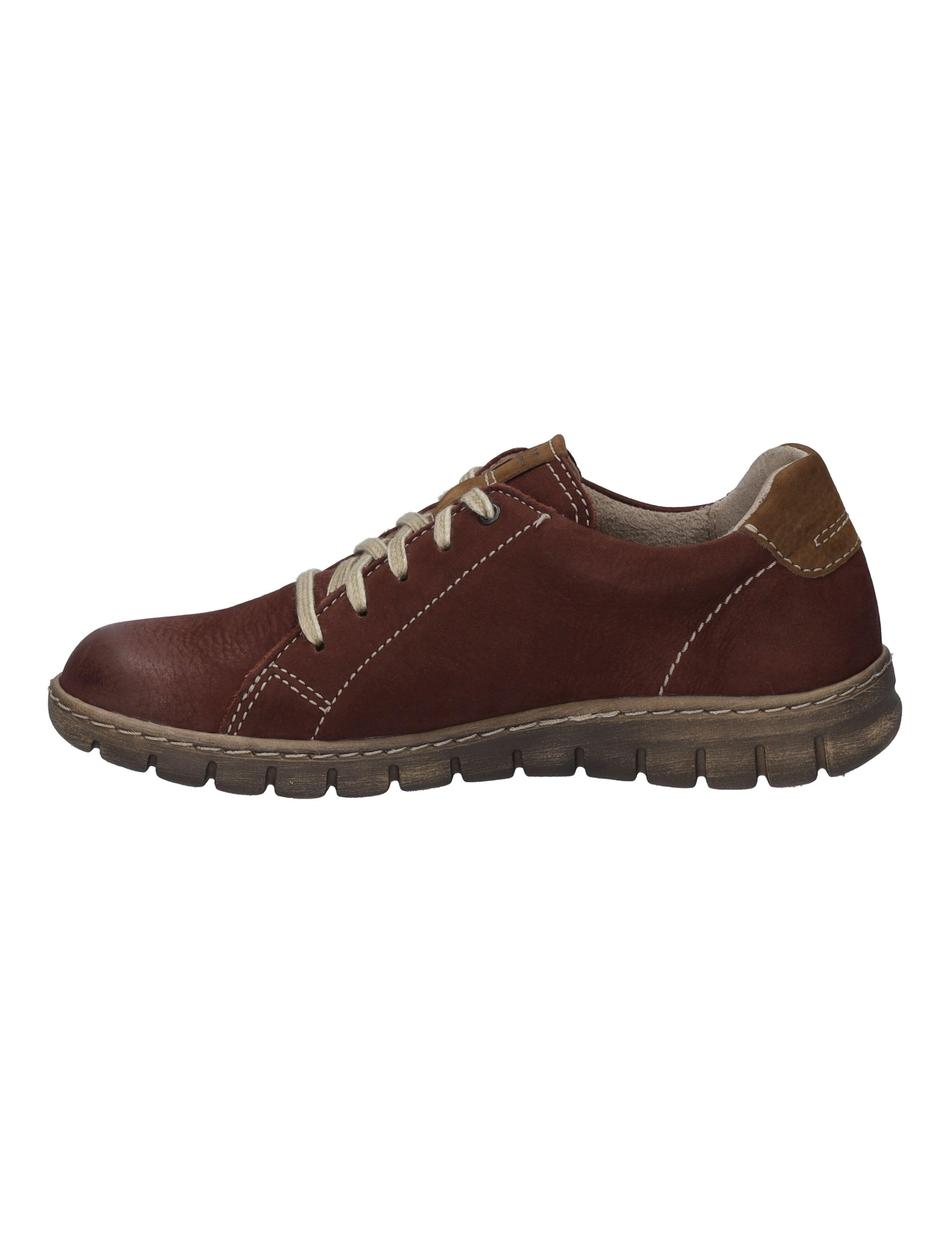 Halbschuh Steffi 62, bordo-kombi