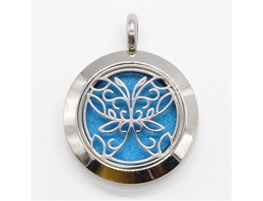 ZEN AROME - Collier d'aromathérapie papillon abstrait
