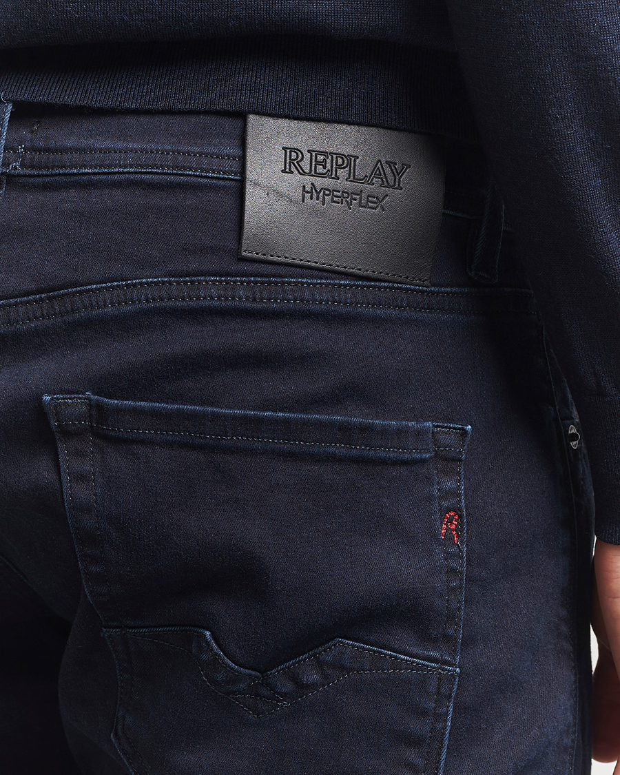 Replay Rocco Comfort Fit Hyperflex Jeans Blue Black