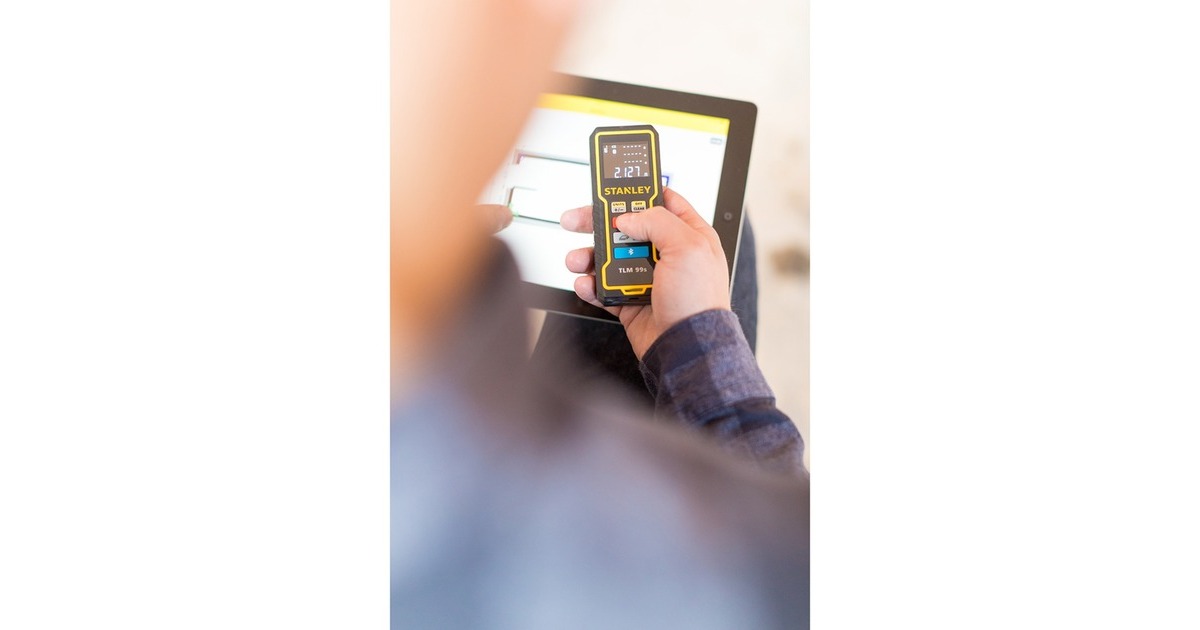 StanleyLaserafstandsmeter TLM99S  (Geel/zwart, Bluetooth)