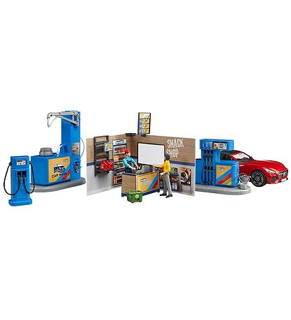 Bruder Spielset - bworld - Tankstelle m. Autowaschanlage - 62111