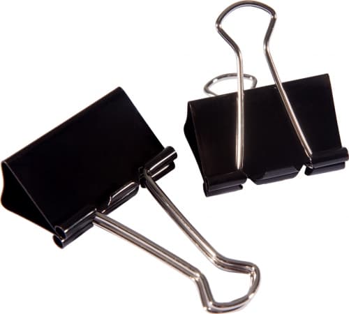 Bngers Papirklemmer Foldback 32mm (12 stk.)