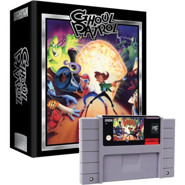 Ghoul Patrol Collectors Edition Grey Cart (Limited Run Games) - Super Nintendo