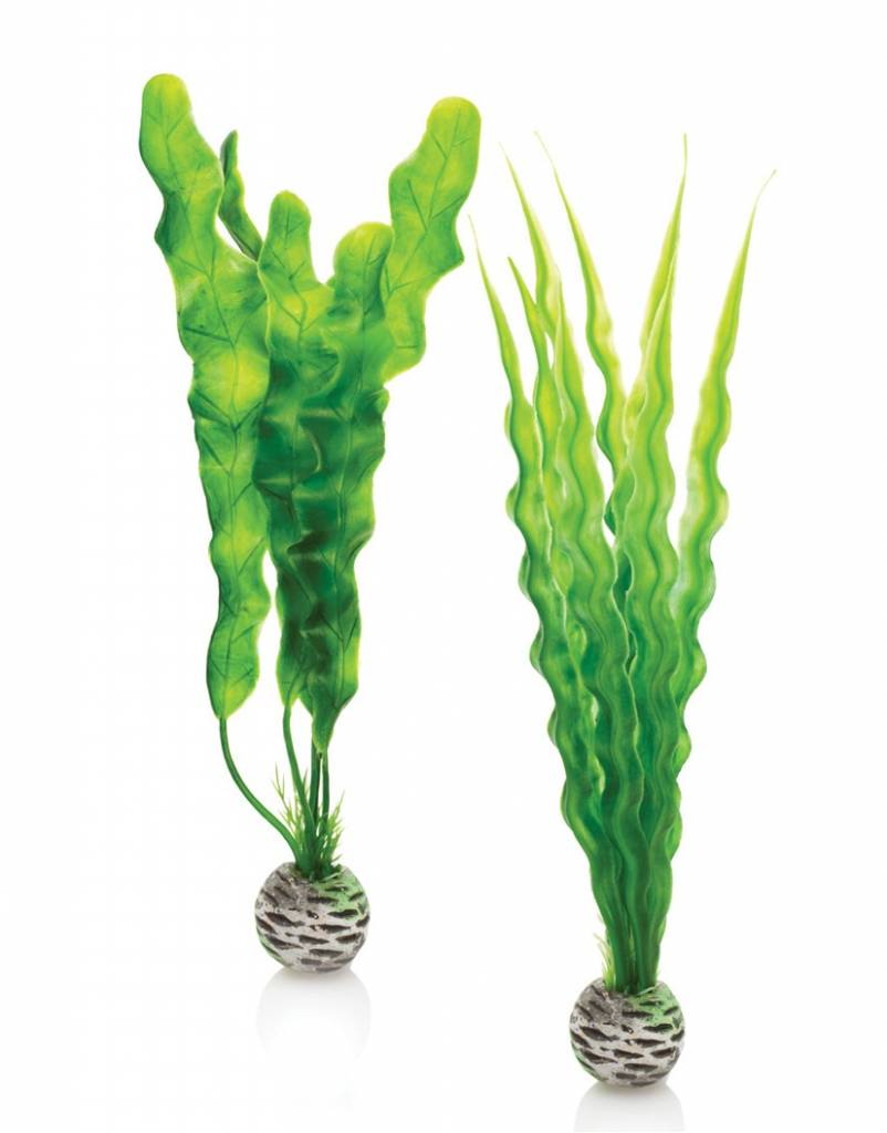 Easy plants 2x medium groen | set van kunstplanten