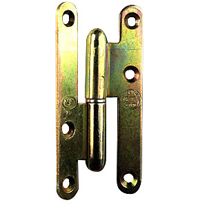 Paumelle gauche bronze 95 x 45 mm