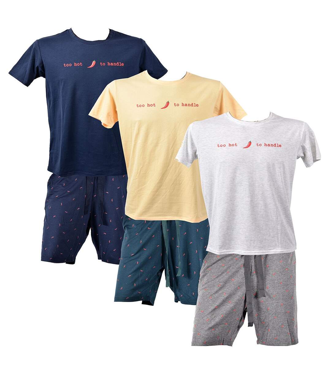 Pyjama Court Homme Premium FMF HOMEWEAR HC04 Marine