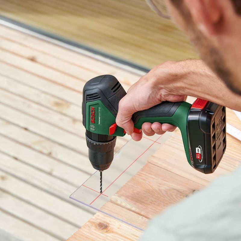 Bosch UniversalImpact 18V-60 - Accuklopboorschroevendraaier - Met 18 V Li-Ion accu (2.0 Ah) en lader