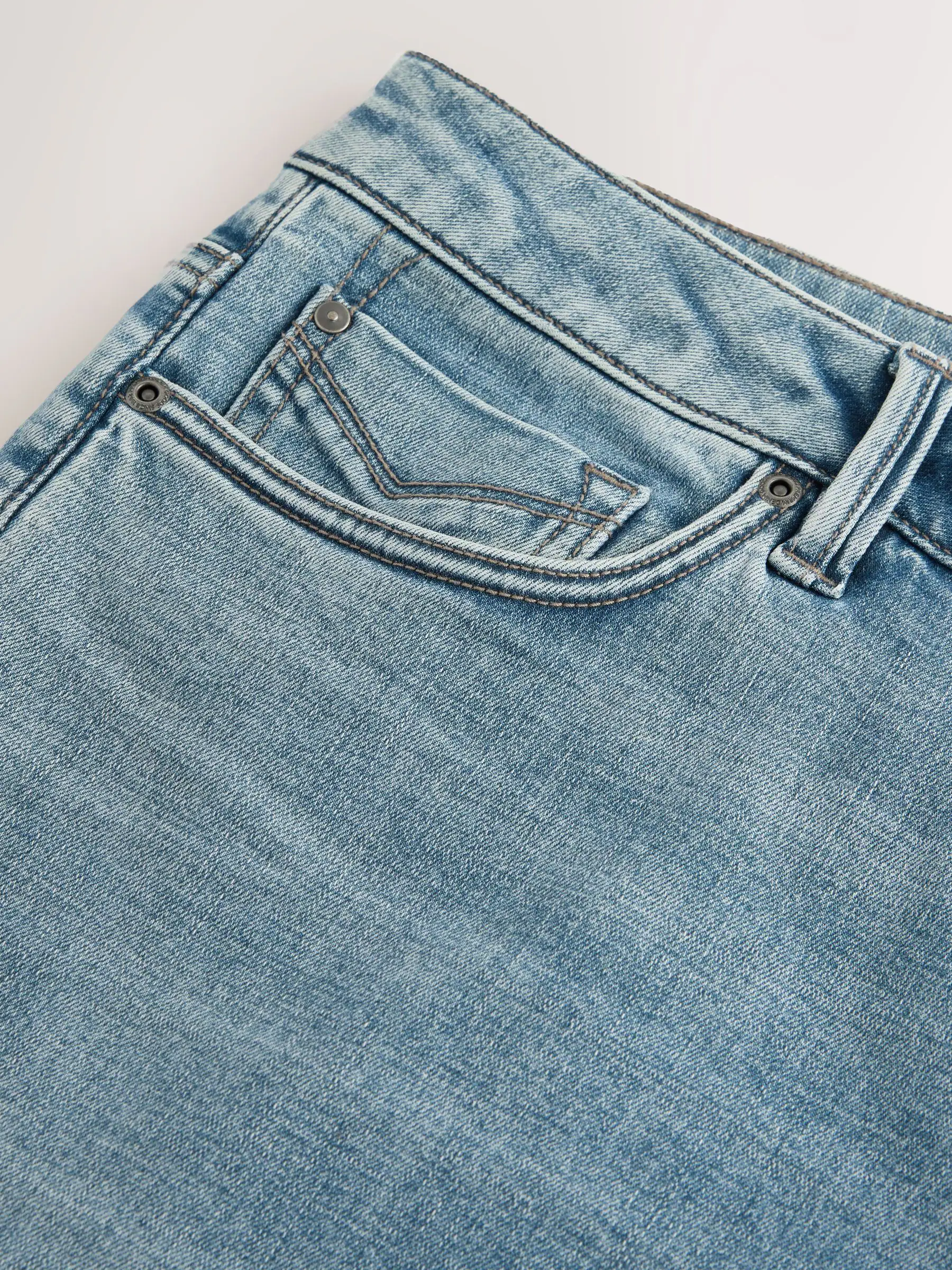 Lichtblauw - Slim Fit - Motionflex jeans