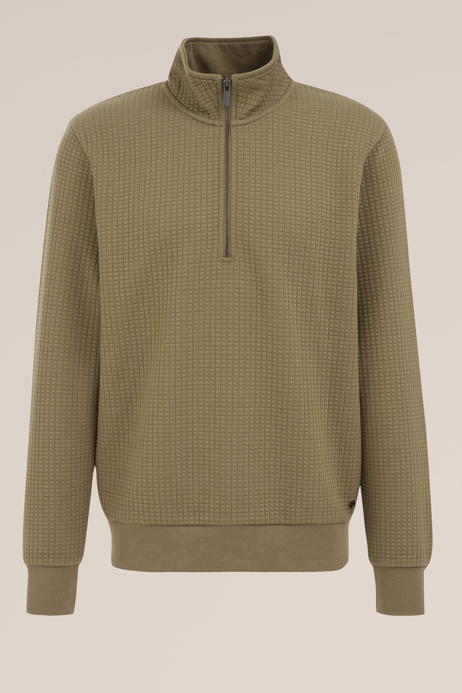 sweater met rits WE Fashion Zeegroen