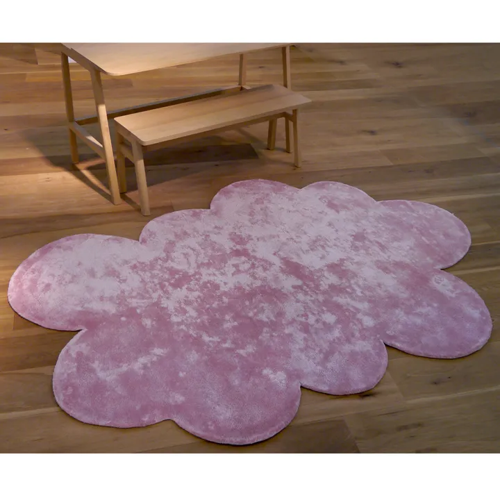 Pilepoil Tapis nuage | Rose