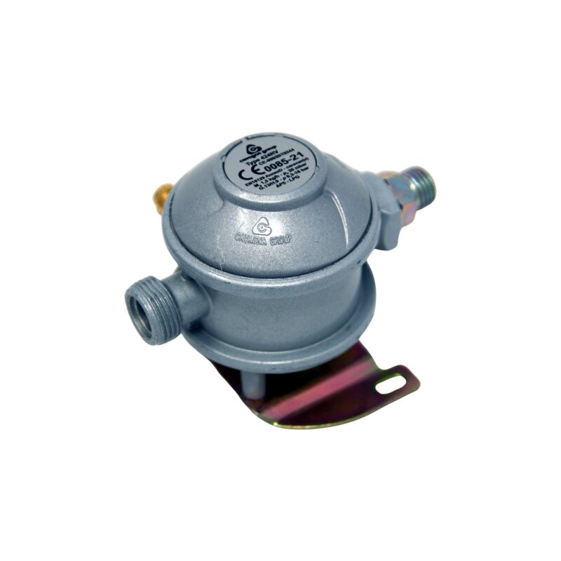 Cavagna Gasdruckregler Typ 424RV 30mbar 1,5kg/h G.13 -> Rohrverschraubung 8mm