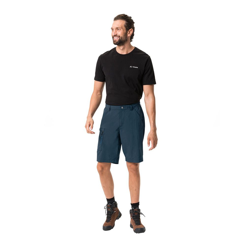 Vaude FARLEY - Short Homme dark sea uni