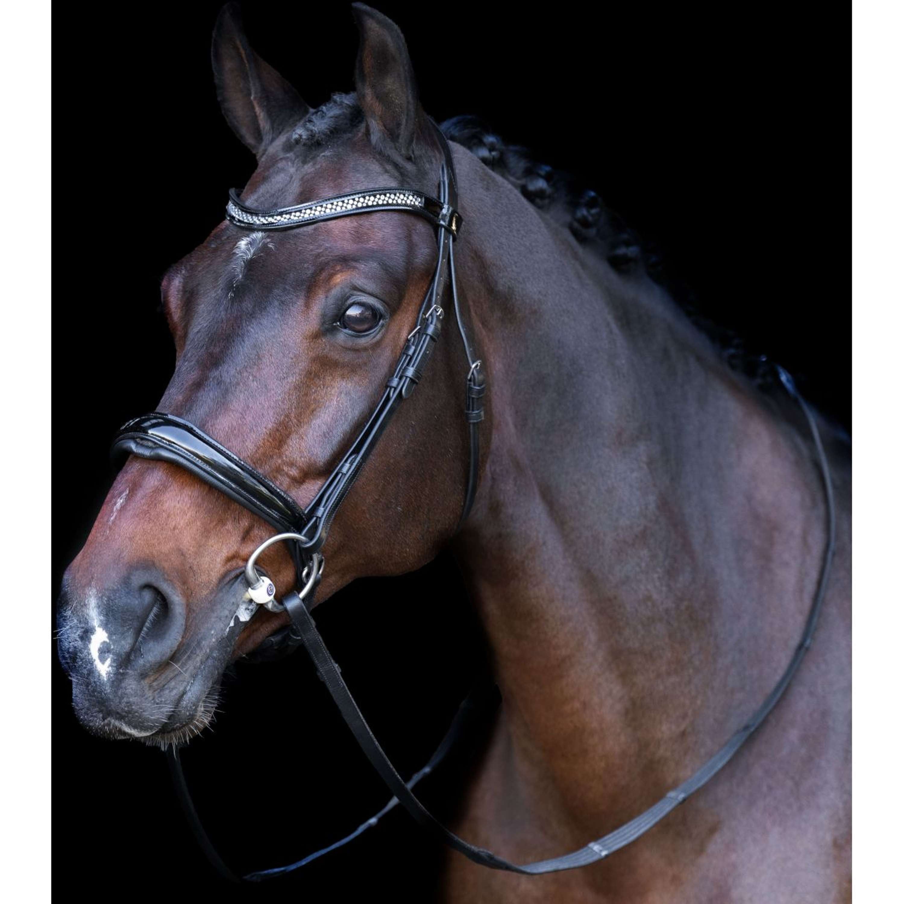Imperial Riding Hoofdstel IRH Zwart/Crystal
