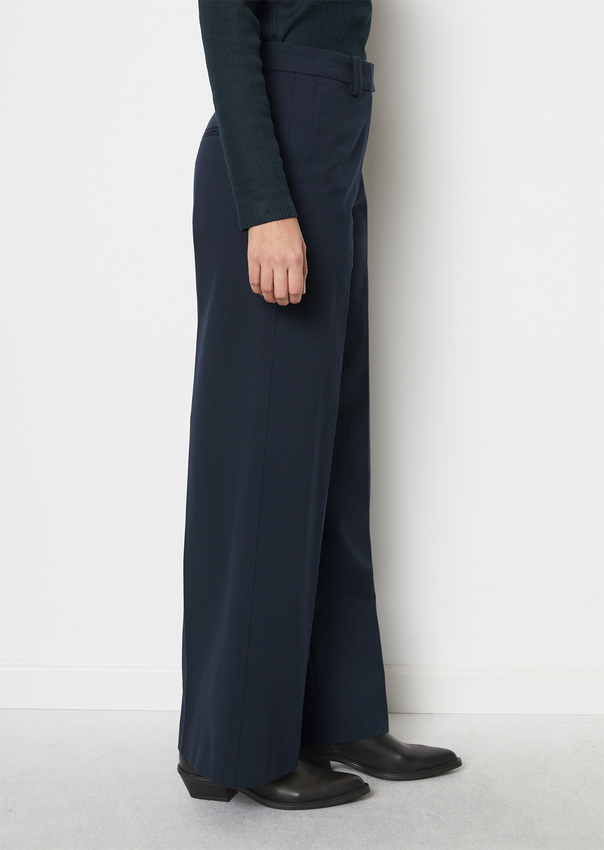 Jerseyhose wide aus Interlock-Qualität