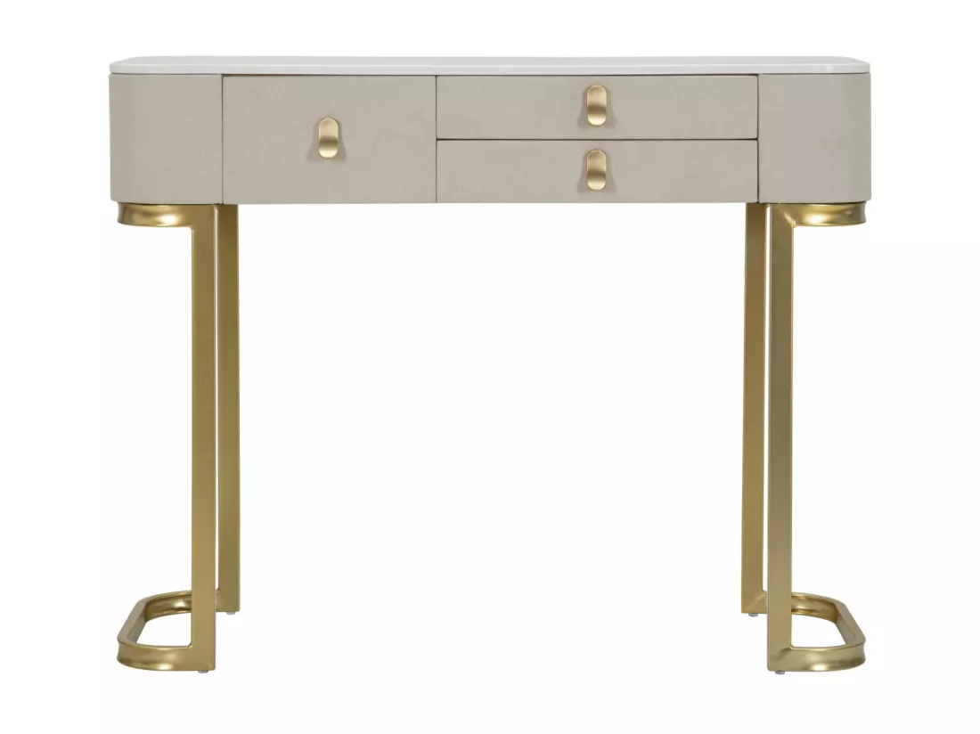 CONSOLE 3 TIROIRS BEAUTÉ CM 100X40X80