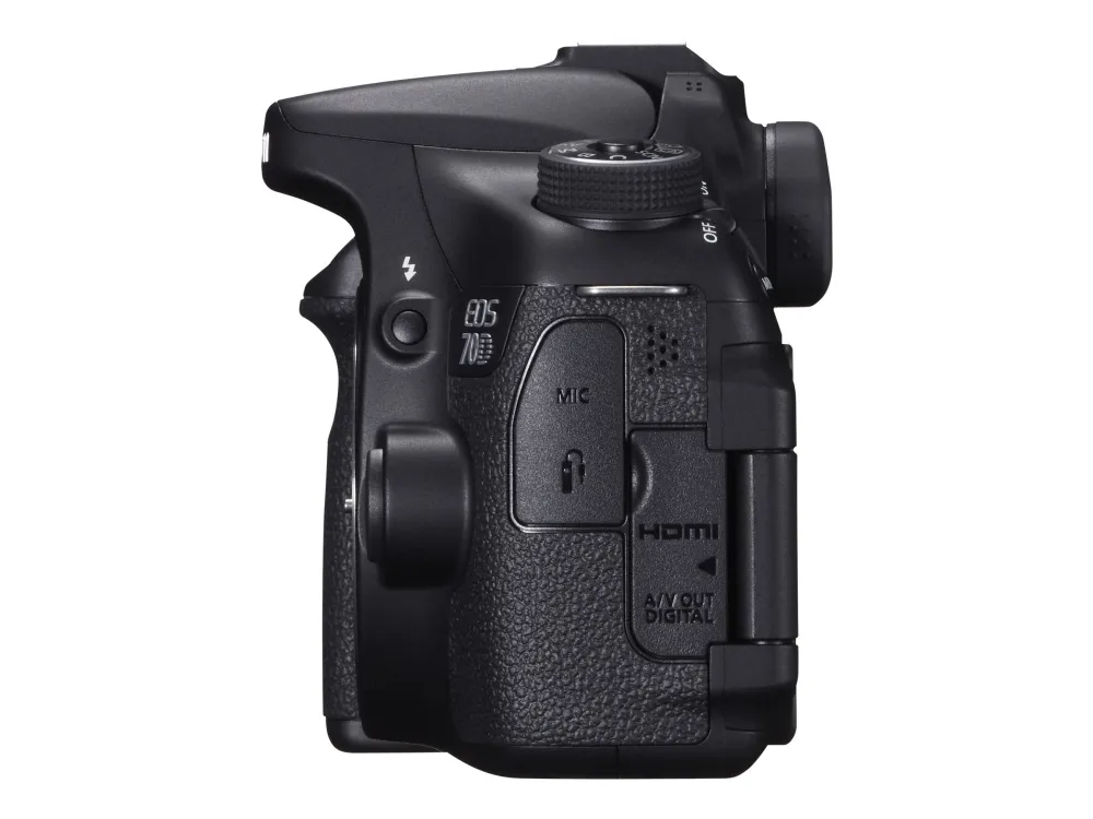Canon EOS 70D - Digitalkamera - SLR - 20.2 MP - APS-C - 1080p - 3x optisk zoom EF-S 18-55 mm IS STM objektiv - Wireless LAN