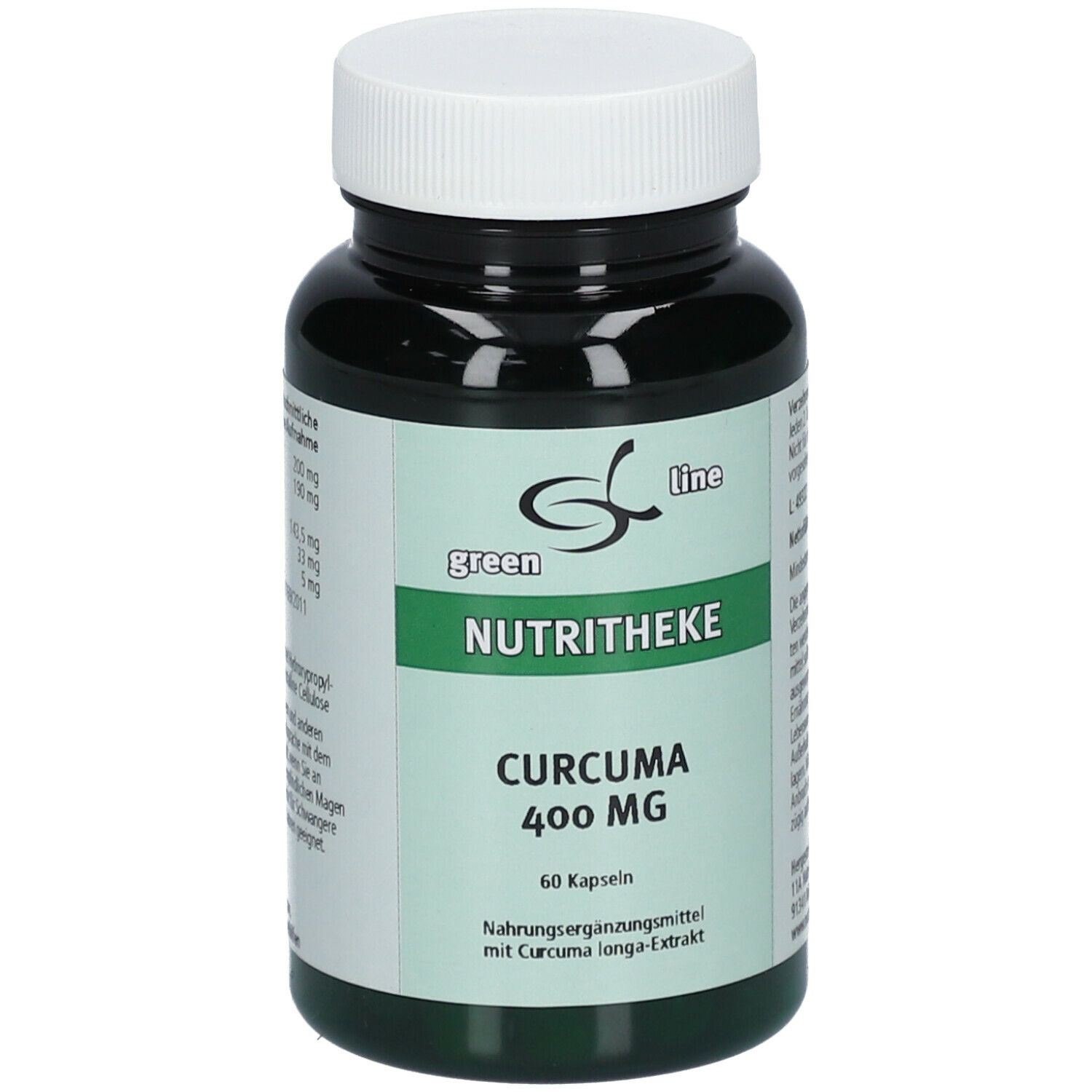 green line NUTRITHEKE Curcuma 400 mg
