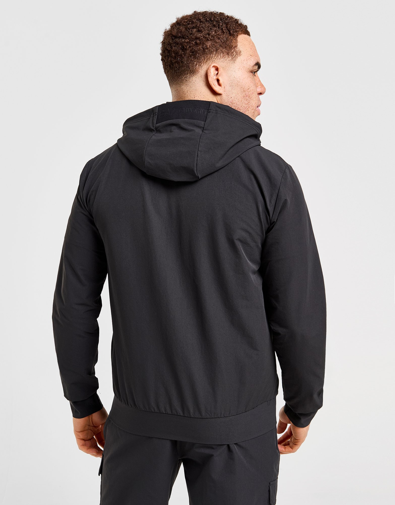Emporio Armani EA7 Sweat à Capuche Zippé Tech Homme