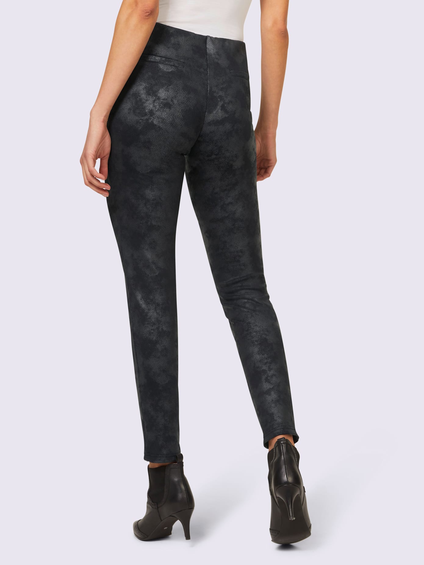 Pantalon revêtement mat et brillant