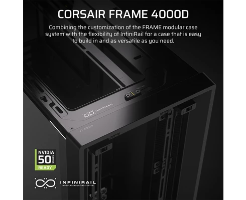 Corsair FRAME 4000D Mid-Tower, Black