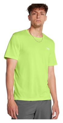 Maillot manches courtes Under Armour Launch Run Vert Homme