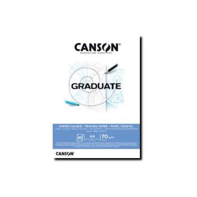 Canson Graduate Tracing - Bloc papier calque - A3 - 40 feuilles - 70 gr