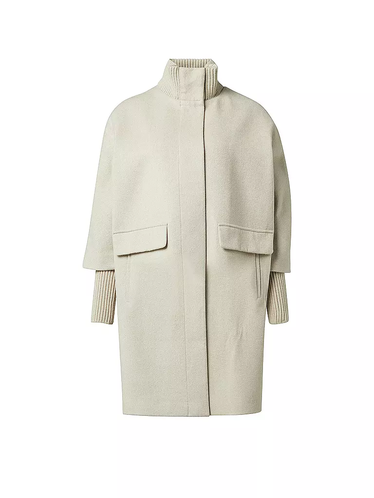 COMMA Wollmantel beige